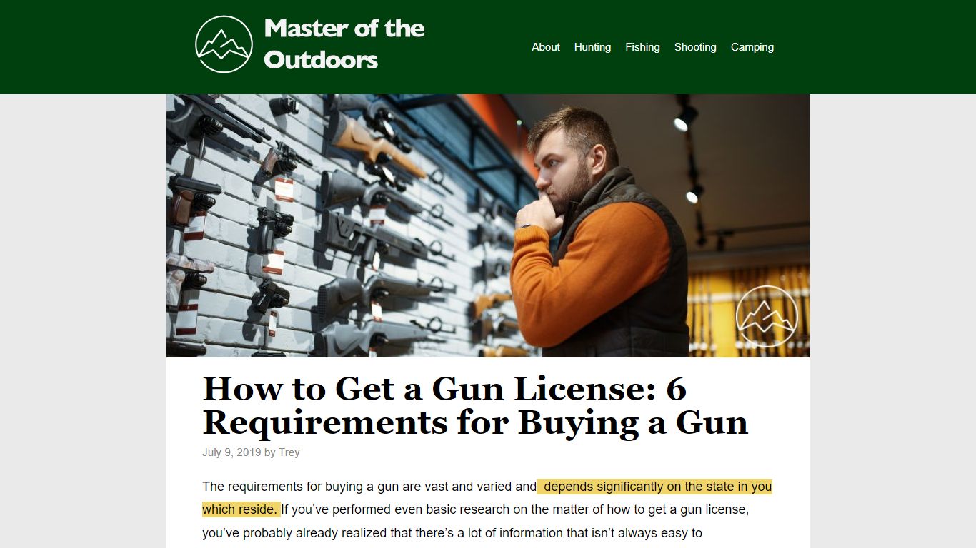 How to Get a Gun License: 6 Requirements for Buying a Gun